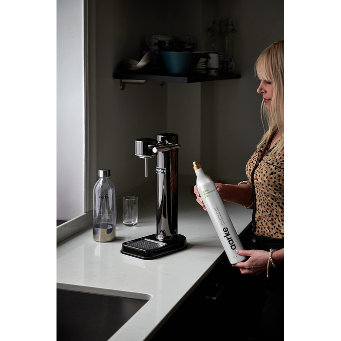 Балон CO2 Aarke 60 л для виробників газованої води 100 відновлюваний CO2 сумісний з усіма виробниками газової води з гвинтовим газовим балоном