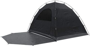 Ваш намет GEAR Tivano 5-місний купольний намет Вітальня Бічний вхід Вікно Висота 5000 мм УФ 50 Захист Синій сірий