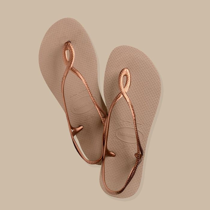 Босоніжки унісекс Havaianas Kinder Luna Slingback 39/40 EU Rose Gold