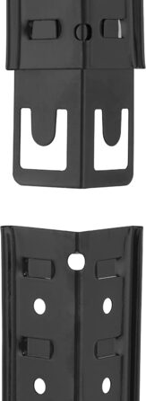 Надміцний стелаж Relaxdays, 5 ярусів, металевий стелаж для зберігання, чорний Розміри 180x100x50 см, вантажопідйомність 1250 кг, для підвалу, гаража