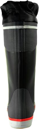 Унісекс вітрильні чоботи crazy4sailing, гумові чоботи з довгим халявою, на шнурівці, чорні, розмір 38 EU