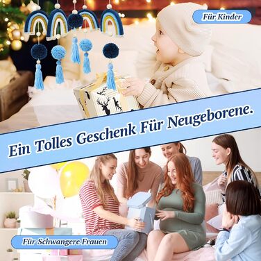 Мобіль на ліжечко  Trayosin «Місяць» з фетровими елементами