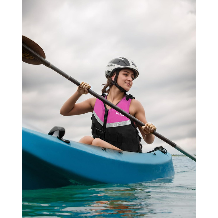 Плавальний жилет Owntop для підлітків та дітей, легкий унісекс-плавець, регульований плавучий жилет зі зручним ремінцем у промежині для каякінгу, риболовлі, тренувань з плавання та всіх водних видів спорту. Синій, дитячий, розмір XXS (30-40 кг, 70-80 см)