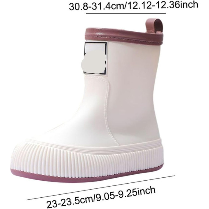 Гумові чоботи, взуття, нековзне, багатофункціональне, легко зберігати, компактне гумове взуття, гумові чоботи для сільського господарства, кемпінгу, дорослі, бежеві