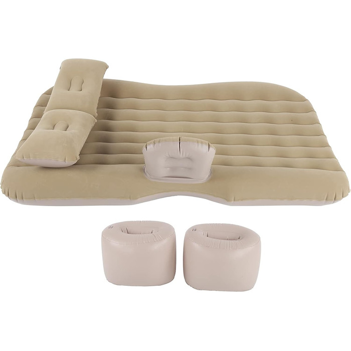 Надувний матрац для автомобіля, Надувний матрац, Надувне ліжко для заднього сидіння автомобіля, Автомобільний надувний матрац, Зручне ліжко для подорожей, Надувний матрац з подушкою-топ, Матрац, Надувне ліжко для кемпінгу та подорожей на свіжому повітрі