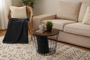 Флісові ковдри Betz, 3 шт., 130x170 см, 180 г/м Мякий плед Пухнастий плед для дивана як покривало Легкий, теплий та простий у догляді Антрацит