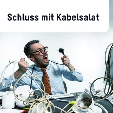 Енергозберігаюча розетка ANSMANN &39AES3.2 Zerowatt&39, автономне відключення в режимі очікування одним натисканням кнопки, програмована для ПК, телевізора, звукової панелі, консолі та багато іншого