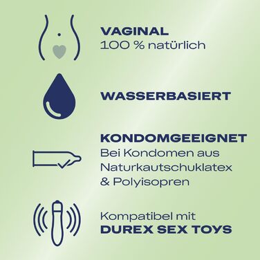 Водна інтимна змазка Naturals Extra Sensitiv з екстрактом алое вера, 100 мл