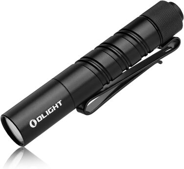 Міні-ліхтарик OLIGHT I3T 2, 200 люмен Компактне яскраве світло з двостороннім кишеньковим затискачем, 2 режими освітлення, лампа на батарейках AAA з перемикачем на задній частині для кемпінгу на природі та походів