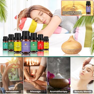 Набір ефірних олій 18 x 10 мл, чайне дерево, лаванда, евкаліпт, ладан, лемонграс, розмарин, апельсин, м&39ята, лимон, бергамот, іланг-іланг, грейпфрут, ромашка, троянда, ваніль, пачулі, шавлія