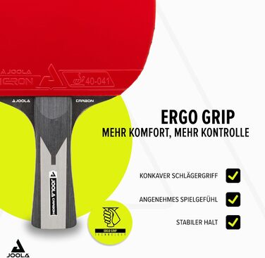 Рата для настільного тенісу JOOLA Carbon Pro, схвалена ITTF, для професійних змагань з настільного тенісу Carbon X Pro Single