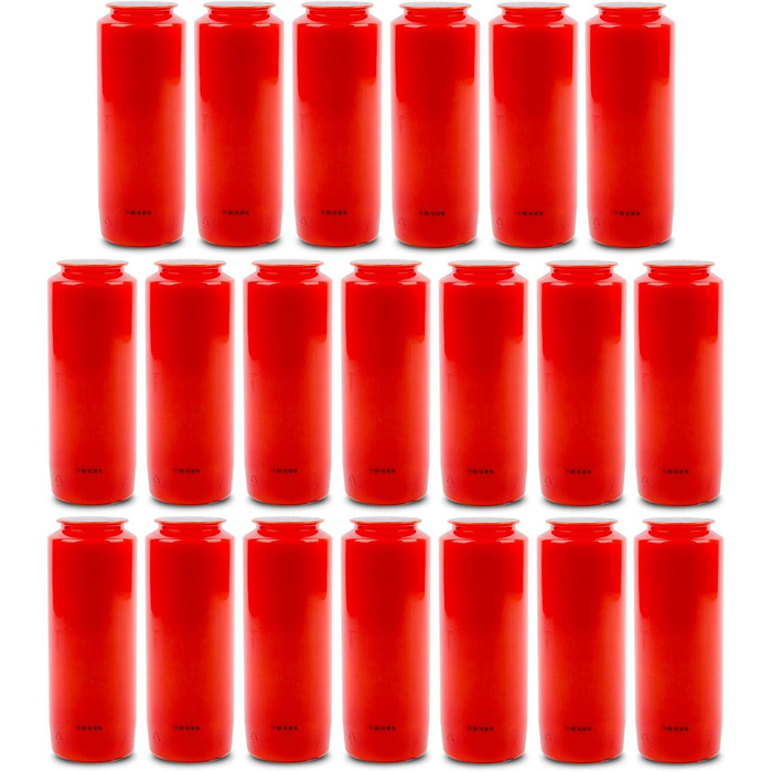 Олійна лампа Memoriam Kompo 93 - червона, біла або синя - час горіння 9 днів - 20 шт. (червоних)