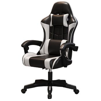 Ігрове крісло Комп&39ютерне крісло Крісло для домашнього офісу Інтернет-ігрове крісло Барне спортивне крісло-підйомник Чорний білий