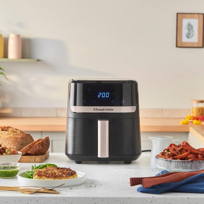 Аерофритюрниця Russell Hobbs Satisfry Rapid Air Fryer, 4,3 л, чорна