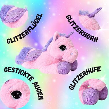 М'яка іграшка TE-Trend Unicorn, єдиноріг 45 см