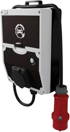 Мобільна настінна зарядна станція Doktorvolt 11kw тип 2 зарядний пристрій для електромобілів e-car CEE штекер 16A