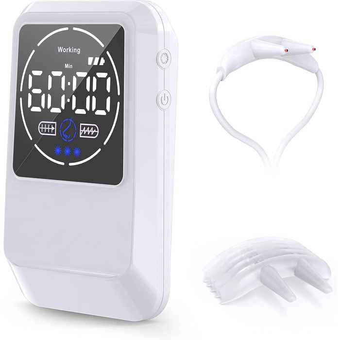 Пристрій для полегшення алергічного риніту iKeener, пристрій для лазерної терапії риніту, портативний пристрій для полегшення риніту, закладеність носа, хропіння, чхання, рівне дихання, поліпшення сну