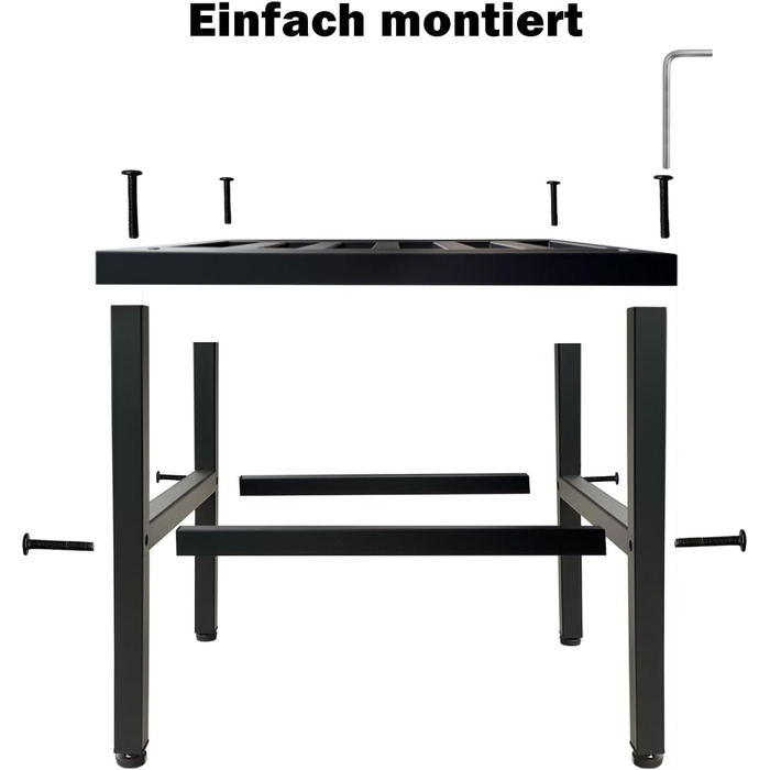 Металева підставка для рослин, 2 шт., 33 см чорного кольору, міцна підставка для квітів, стілець для рослин, нержавіюча підставка для квіткових горщиків, полиця для великих квіткових горщиків, для приміщень, відкритого тер&39єру, саду