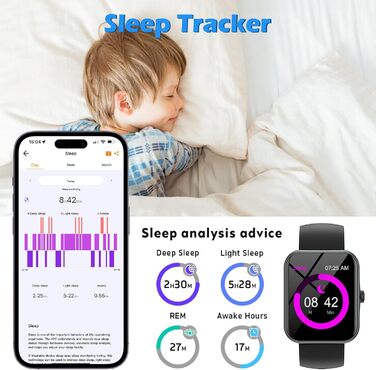 Дитячий смарт-годинник, дитячий спортивний фітнес-годинник для дівчаток та хлопчиків з крокоміром, понад 100 спортивних режимів, будильник, ігри, секундомір, дитячий годинник, повідомлення, годинник активності для підлітків 5-16 років, подарунки, чорний