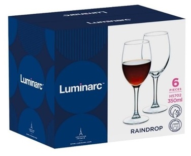 Набір келихів Luminarc Raindrop, 6х450 мл (Q5488) (6887050)
