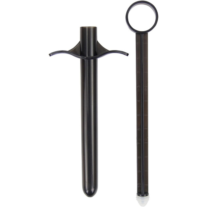 Аплікатор для змащення, 2 шт. синього багаторазового шприца зі змащенням, анально-вагінальний шприц-постріл з кільцем для зчеплення та ручкою для пальців для інтимного догляду та очищення