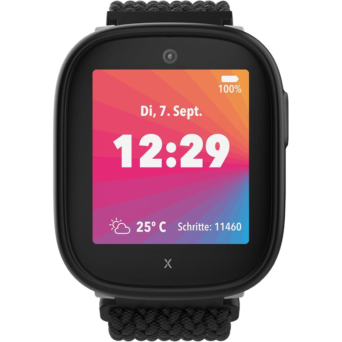 Водонепроникний дитячий годинник-телефон - 4G, дзвінки, повідомлення, шкільний режим, функція SOS, GPS, камера, крокомір - 2 роки гарантії (ЧОРНИЙ) BLACK X6, 6 Play -