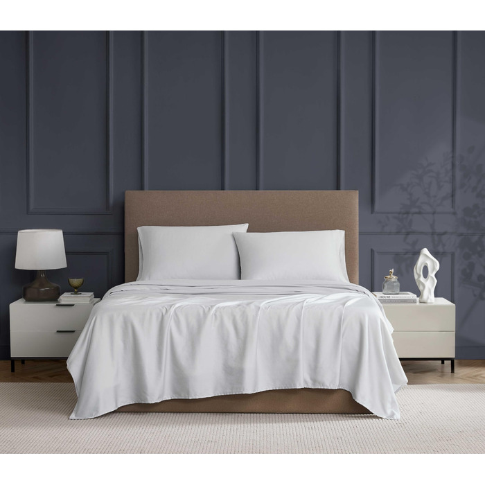 Комплект постільної білизни Linen Closet Performance Cool Grey Queen, 4 предмета, сірий (холодний сірий), розмір Queen