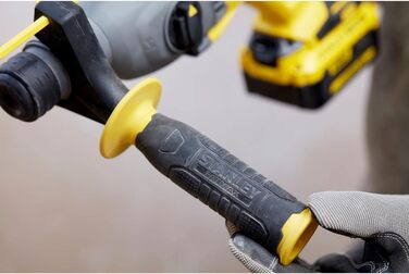 Акумуляторний комбінований перфоратор Stanley FatMax 18 В SDS-plus SFMCH900M22 (4,0 Ач, енергія удару 2,0 Дж, безщітковий двигун,