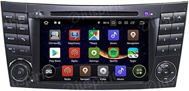 Автомагнітола 2 DIN Navi Mercedes E-Class W211 / Mercedes G-Class W463 / Mercedes CLK W209 / CLS Class W219 / E200 / E240 / E270 / E280 / E30 CARPLAY RDS, 11 GPS DVD USB SD WI-FI Bluetooth