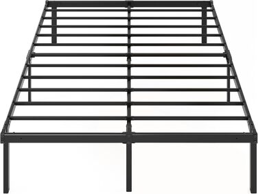 Ліжко Zinus Caleb з металевої платформи, висота 36 см, сталевий каркас, складне, для зберігання під ліжком, легке складання