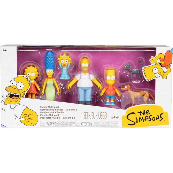 Сімпсони 175394 The Simpsons 6 см Фігурки в мультипакуванні, різнокольорові, 6 см
