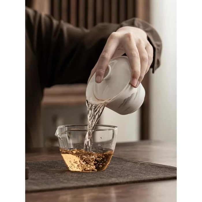 Компактний чайний набір з нефриту, портативний посуд для чаювання, повний комплект з чайником та чашками, ідеальний для активного відпочинку, кемпінгу та офісу, чудова ідея для подарунка