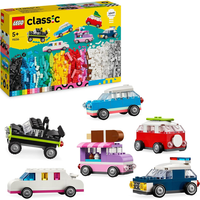 Конструктор LEGO Classic Creative Vehicles 11036, 900 деталей, багатоколірний
