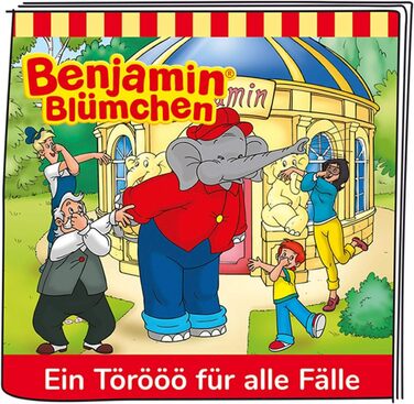 Аудіофігурки для Toniebox радіоп'єса Benjamin BLMCHEN - EIN Tr fr alle Flle figure - 18 захоплюючих історій - бл. 61 хв - від 3 років - НІМЕЦЬКА
