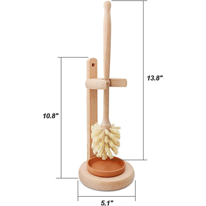 Набір щіток і тримачів для унітазу Lckiioy 2X, щітка для чищення унітазу для ванних кімнат, скребок для унітазу з ручками