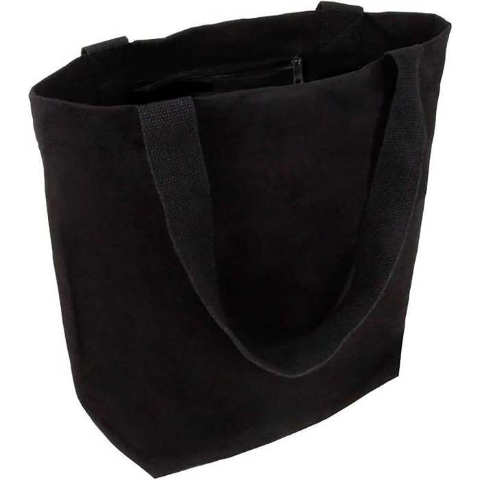 Стильна містка сумка Cottonbagjoe з внутрішньою кишенею та застібкою-блискавкою бавовняна сумка тканинна сумка сумка шоппер з вели