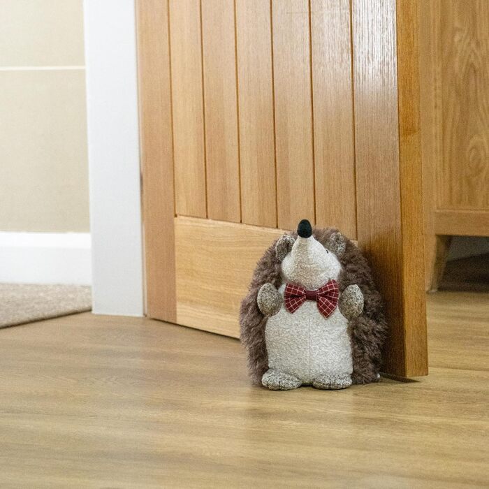 Дверний обмежувач Benross, обтяжений, декоративна тварина / осіння прикраса для дому, м'який, пухнастий і милий дизайн (їжачок)