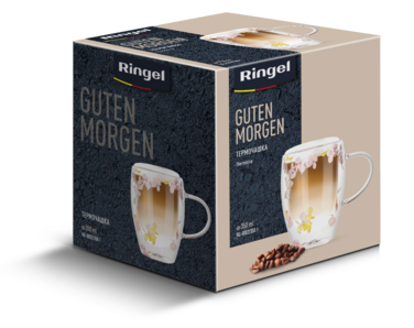 Чашка з подвійною стінкою Ringel Guten Morgen Blume, 350 мл (7067148)