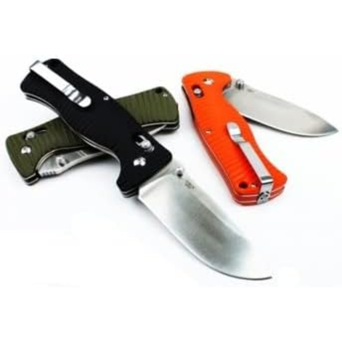 Ніж Ganzo G720 Колір рукоятки помаранчевий - Довжина клинка 9 см - Механізм замикання G-Lock - Сталь клинка нержавіюча сталь 440C