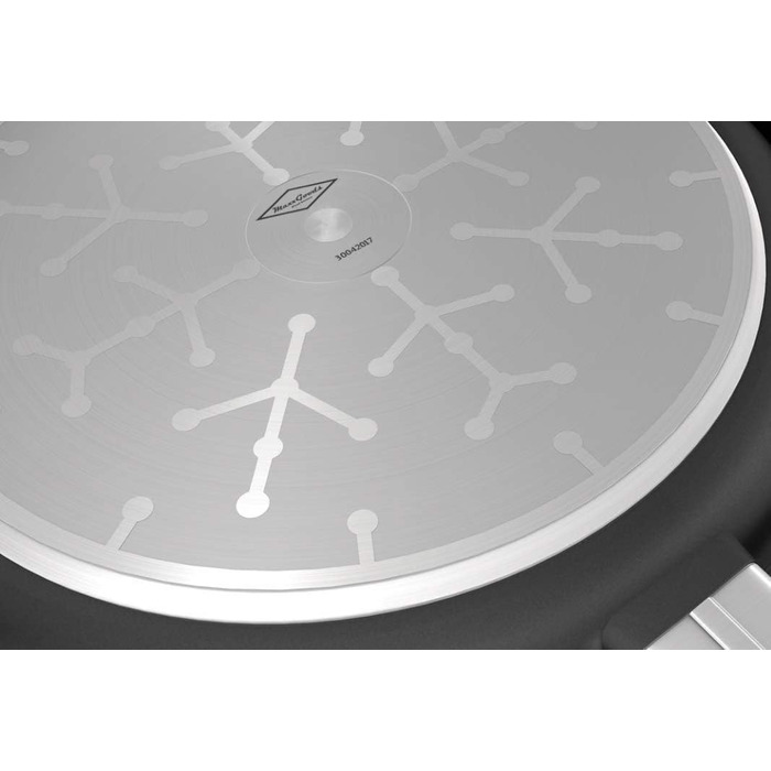 Сковорода MaxxGoods 33 x 22 см з литого алюмінію зі скляною кришкою Сковорода для всіх типів варильних поверхонь, включаючи індукц