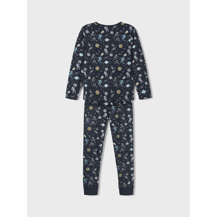 Комплект піжам для хлопчика NAME IT, принт 134-140, темно-сапфіровий