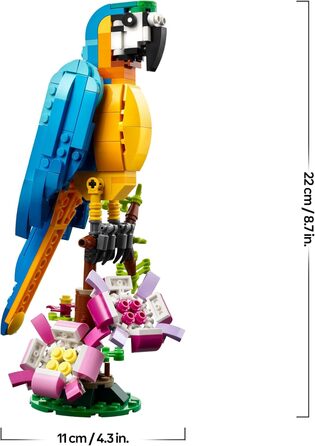 Конструктор LEGO Creator Exotic Parrot 31136, 253 деталі, папуга