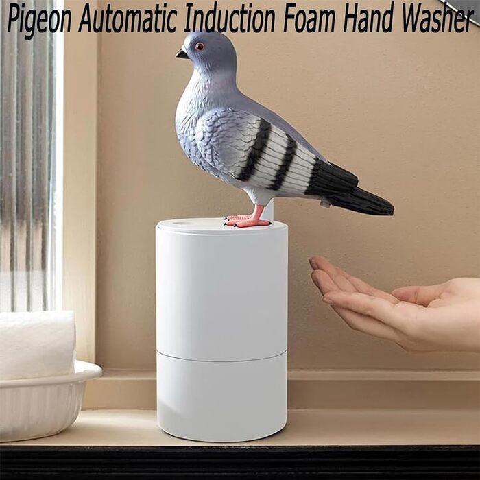 Автоматичний дозатор мила Pigeon, автоматична індукційна піна для миття рук Pigeon, електричний дозатор рідкого мила, електричний