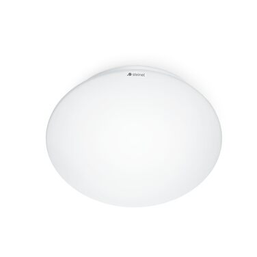 Стільовий LED-світильник Steinel RS 16 S з опаловим склом, білий, 9.3 Вт, настінний, з датчиком руху 360, радіус дії 3-8 м, 918 Лм, для коридору, скляний плафон