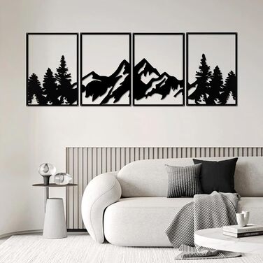 И металеві прикраси стін металеві гори і ліси прикраси стін гори і ліси металеві настінні картини великі настінні скульптури для д