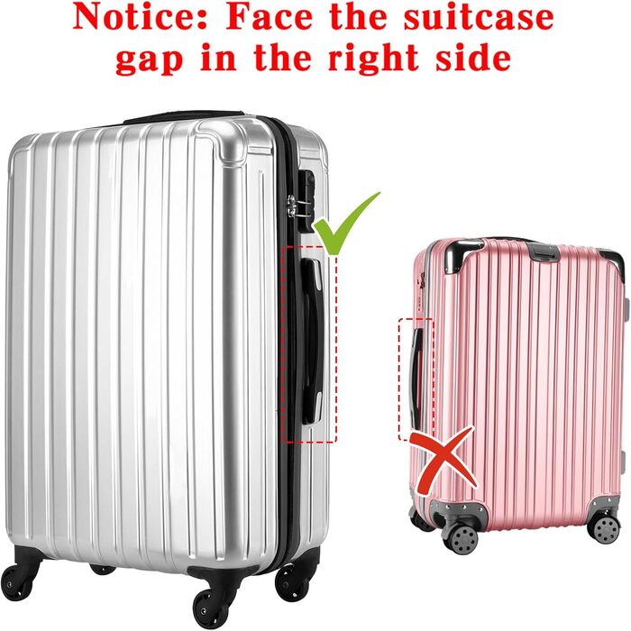 Чохол для валізи Yotako 28 дюймів, захисний чохол для валізи із застібкою-блискавкою, водонепроникний захисний чохол для валізи з ПВХ, прозорий захисний чохол для валізи, покращений чохол для багажу на блискавці (28 дюймів), 28-дюймовий Hyaline