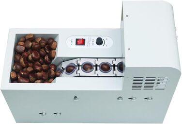 Машина для очищення та відкриття каштанів, автоматична машина для різання каштанів, висока ефективність та простота експлуатації, підходить для багатьох розмірів каштанів, одноланцюгова пластина