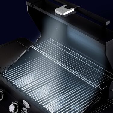 Високоякісна лампа для барбекю для освітлення вугільних і газових барбекю у вечірній час, два рівні яскравості, просте кріплення,