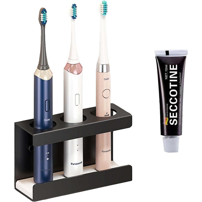 Тримач для зубних щіток SVOCK Електрична зубна щітка, тримач для зубної щітки з алюмінієвого сплаву без свердління, тримач для еле