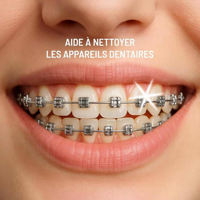 Електрична зубна щітка 3-в-1 Щітки Іригатор Очищення від накипу 48 000 вібрацій/хв USB-перезарядка Для чутливих ясен та брекет-систем